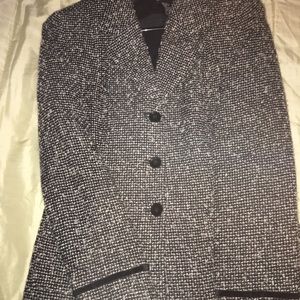 I.N.C. Tweed Blazer with suede trim